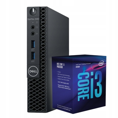 Dell Dell Optiplex 3060 Tiny Intel Core i3 16GB DDR4 256GB SSD